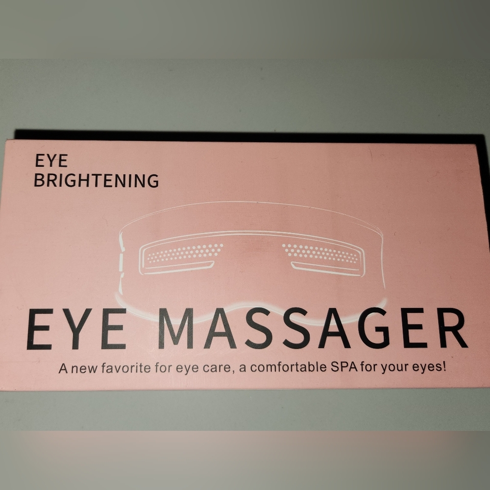 Eye Massager Heat & Cooling, 12 Vibrators, 4 Massage Modes, 3 Temp Settings, NEW